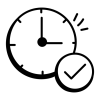 pictogramme d'une horloge pictogramme d'une horloge